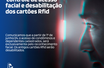 Desabilitação dos cartões Rfid 01/06/2024