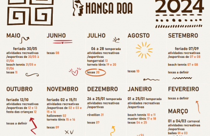 Calendário de eventos 2024