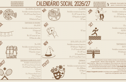 Calendário de eventos 2026/27